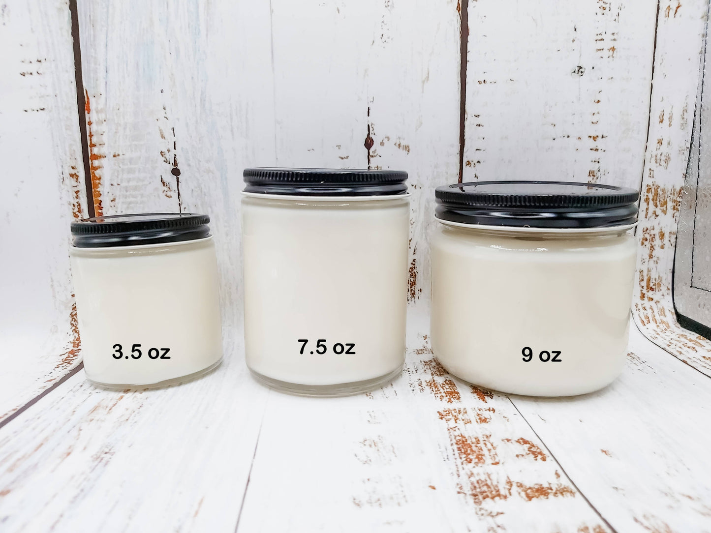 Cinnamon & Vanilla - 100% Natural Coconut Soy Wax Candle 3.5oz