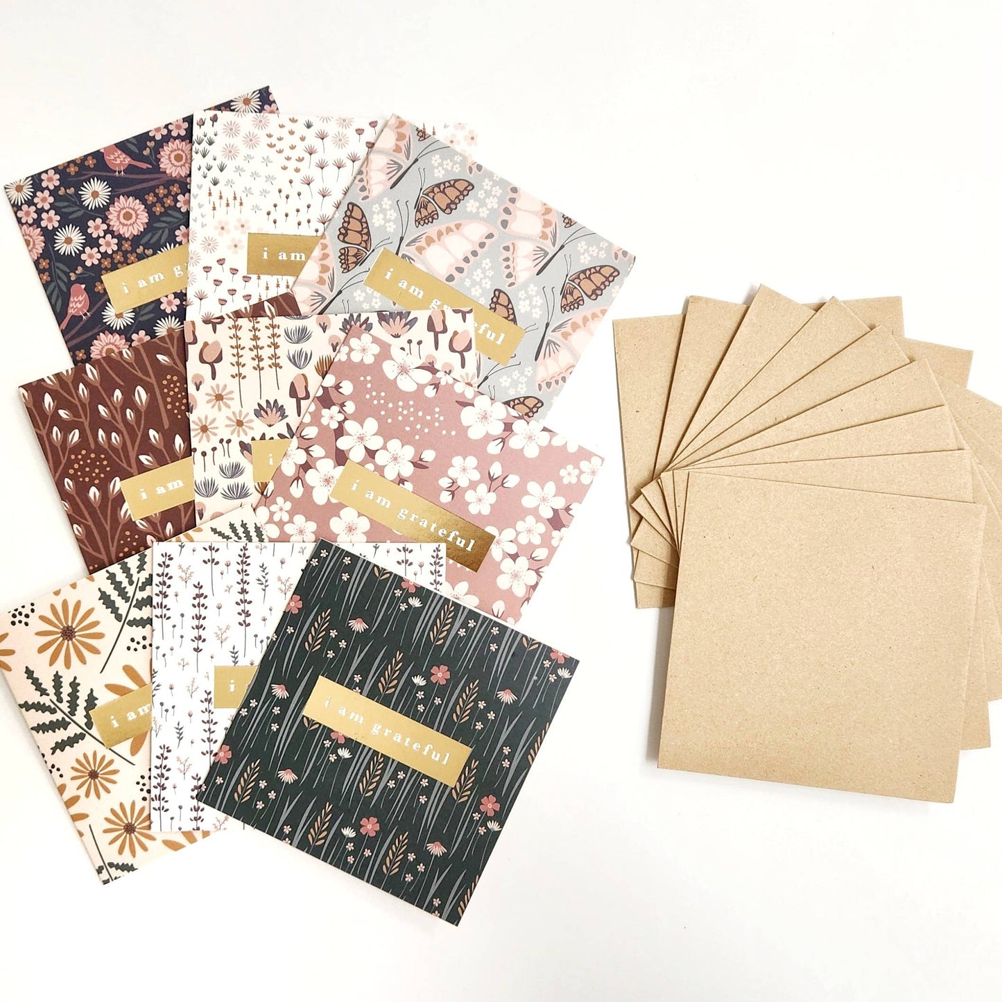 Florals | Mini Gratitude | Note Card Set
