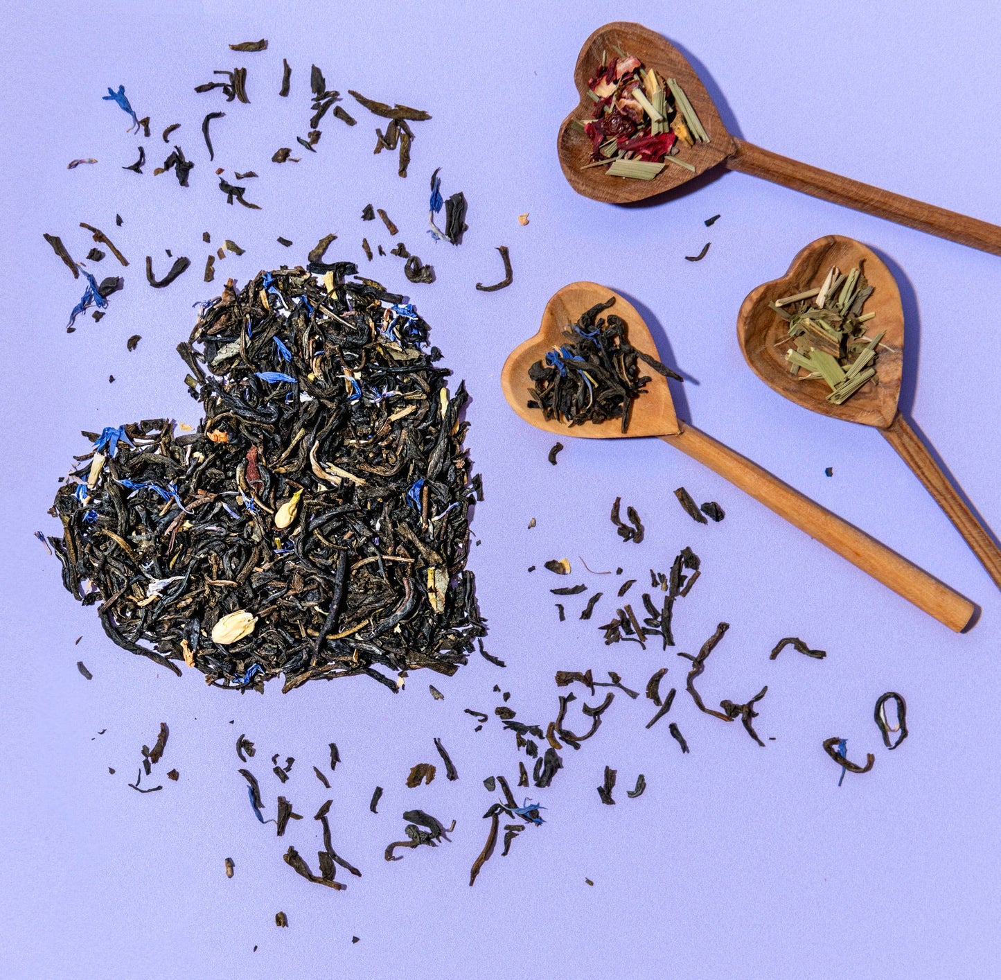 Hand-carved Heart Tea Spoon