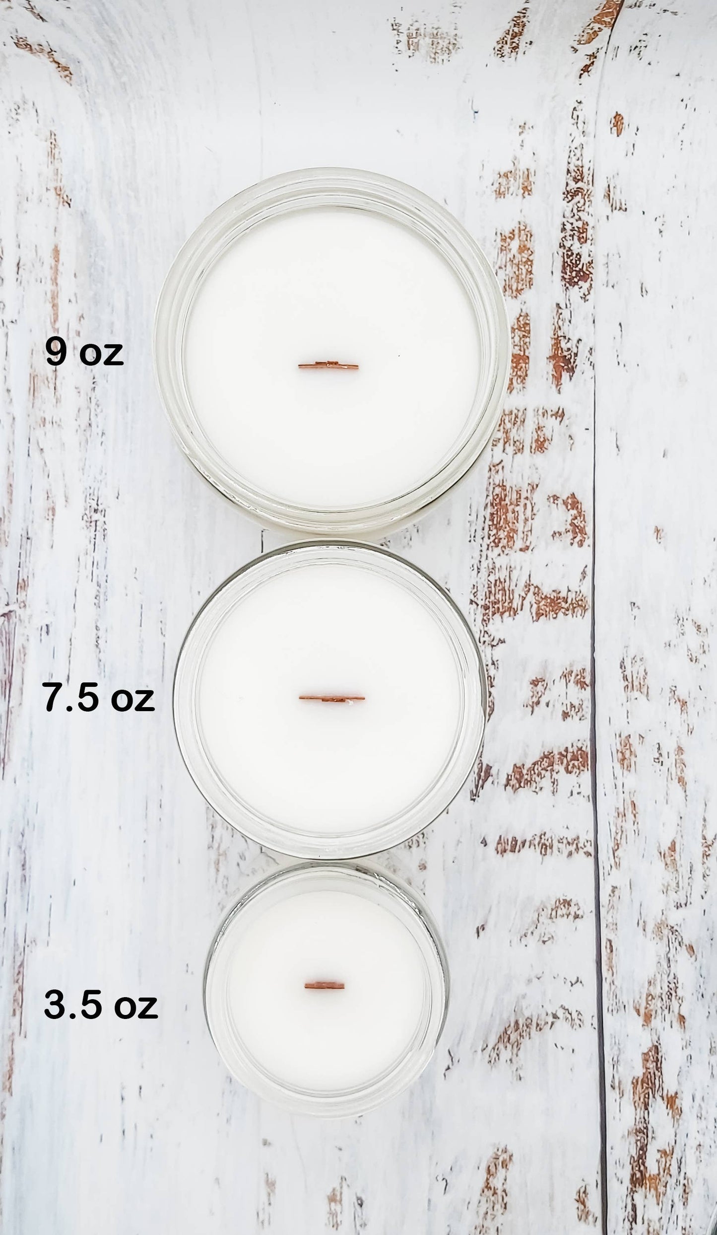 Cinnamon & Vanilla - 100% Natural Coconut Soy Wax Candle 3.5oz