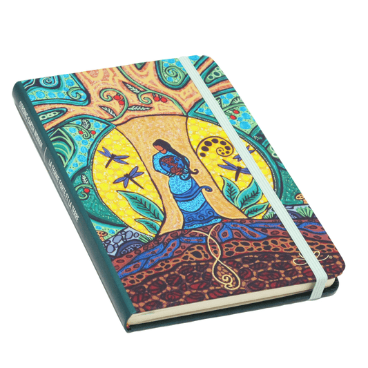 Journal | Notebook | Diary | Indigenous Strong Earth Woman Design | Canadian Native Artist | First Nations Art