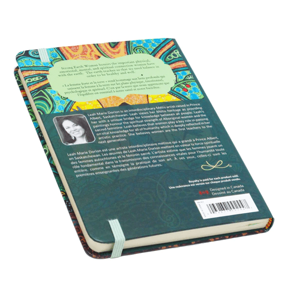 Journal | Notebook | Diary | Indigenous Strong Earth Woman Design | Canadian Native Artist | First Nations Art