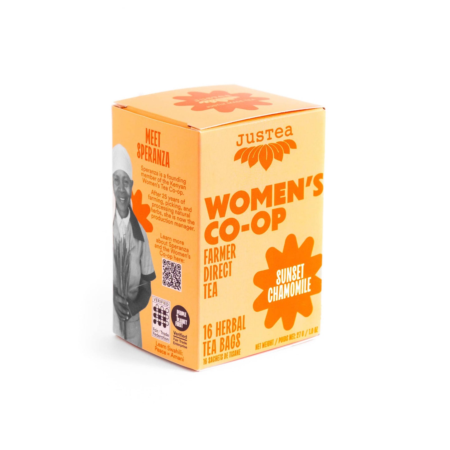 Sunset Chamomile Tea Bags - Organic, Fair-Trade, Herbal Tea