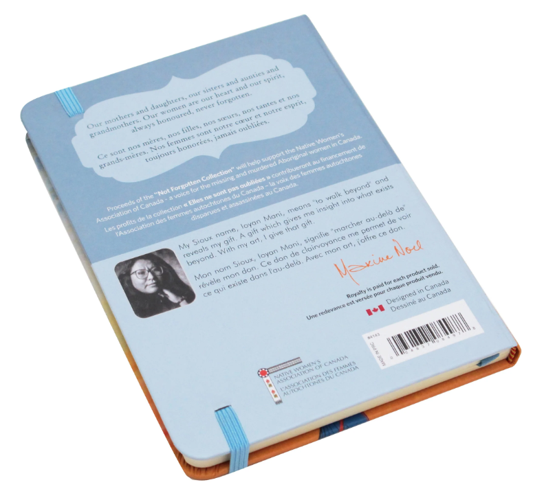 Journal | Notebook | Indigenous Not Forgotten Design | Canadian Native Artist | First Nations Art | Supports Native Women's Association