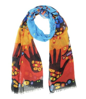 Scarf| Indigenous Owned Every Child Matters Art | Native Art | First Nations Artist