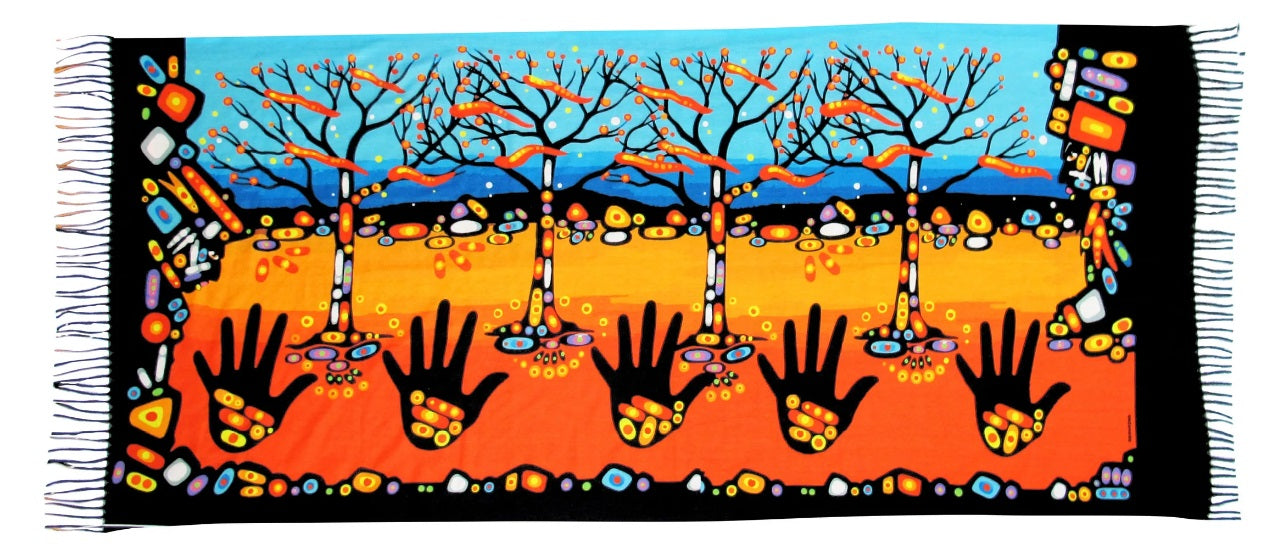 Shawl | Indigenous Owned Every Child Matters Art | Native Art | First Nations Artist | Wrap